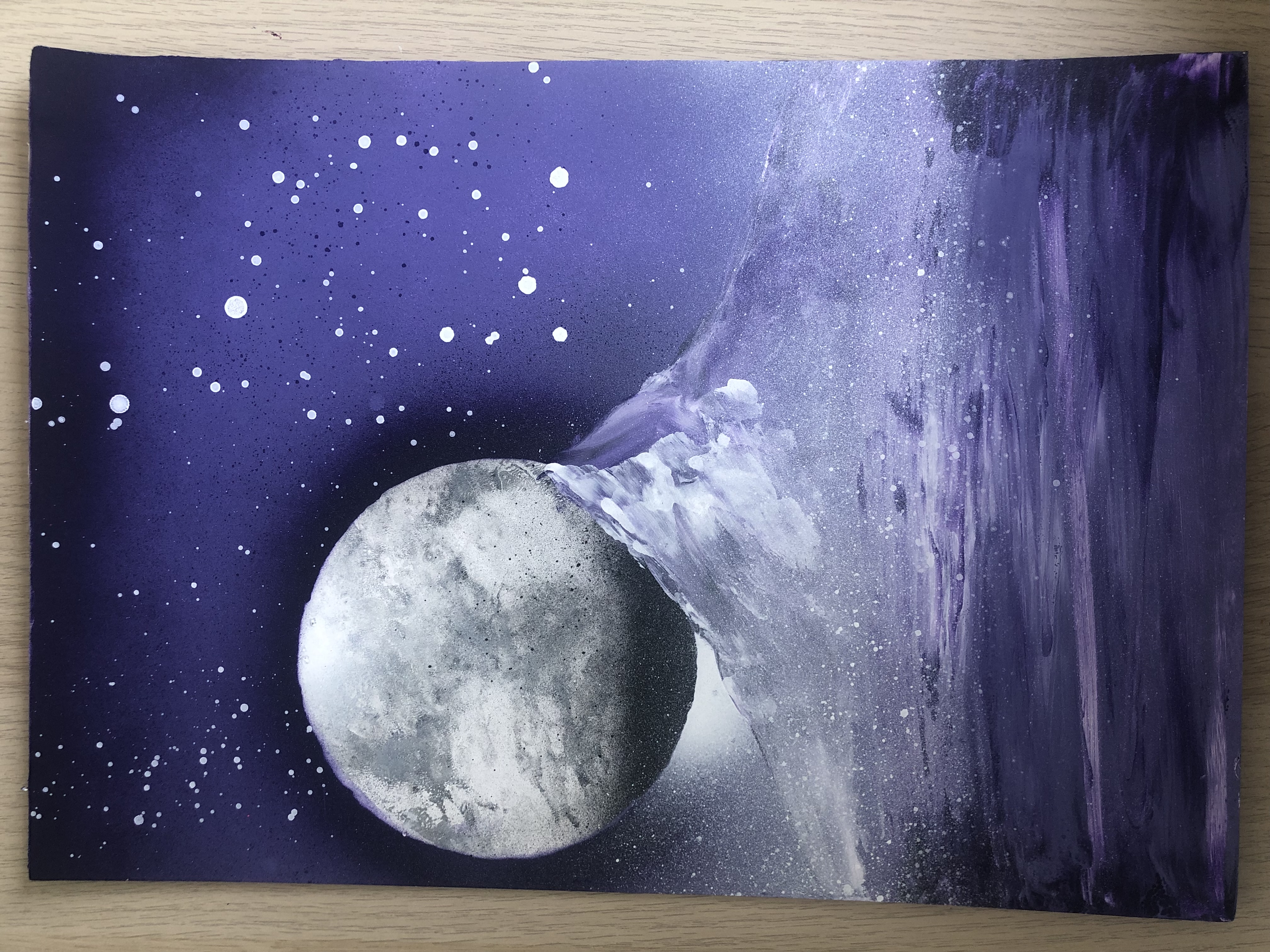 Moon Lake at Night