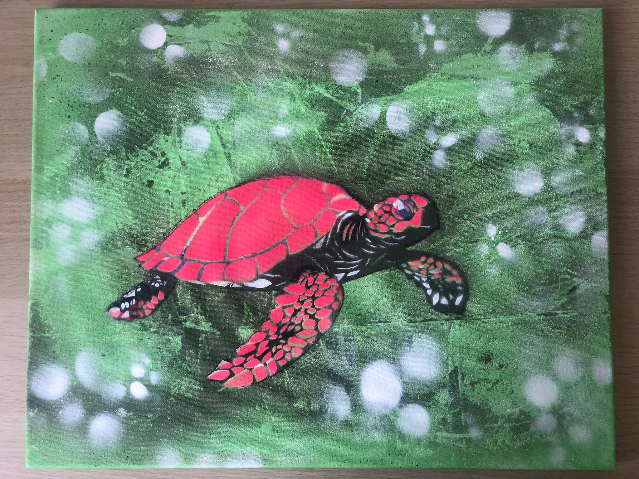 Turtle in Green